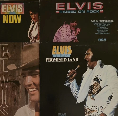 Elvis Presley  Lot Of 4 Vintage Vinyl LP Records VG+  RCA Records   RARE