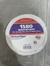 Venture Tape Mastiktape For Sealing Flex/Metal Duct 3" x 100' Silver Tape