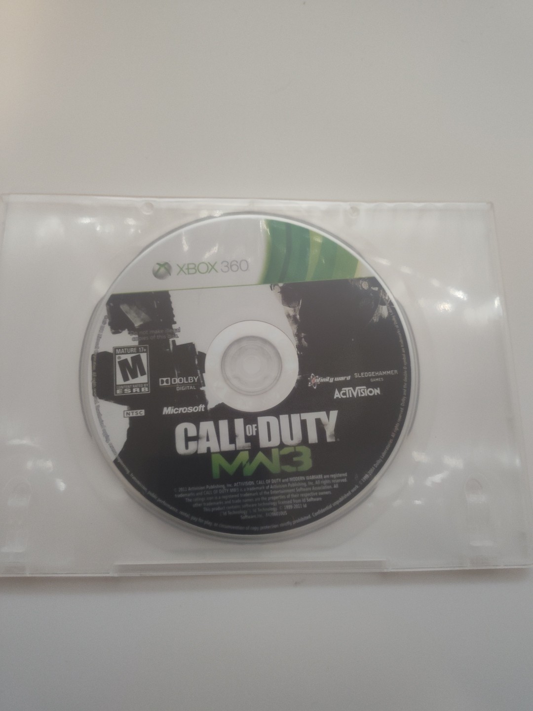 Call of Duty 3: Modern Warfare Microsoft Xbox 360- Disc only