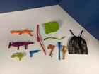 Vintage TMNT Original Action Figures & Accessories Parts lot 1980s 90s Playmates