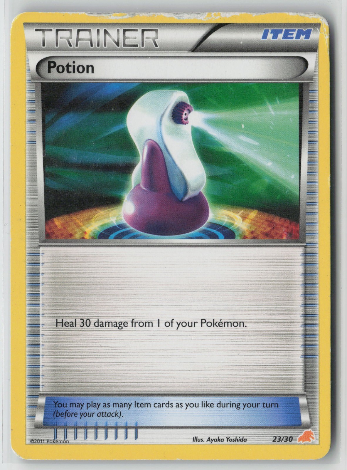 Potion (#23) 23/30 BW Trainer Kit: Excadrill & Zoroark Common HP