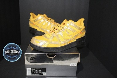 Size 10 - Nike Air Rubber Dunk Off White University Gold - CU6015-700