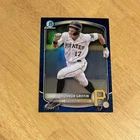 2025 Bowman Konnor Griffin #BCP-86 Blue Reptilian Chrome Refractor /150 Pirates