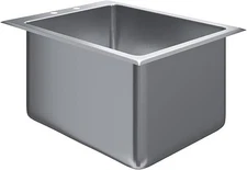 NSF Drop-In Stainless Steel Hand Sink with Faucet – 1 Compartment Commercial Uti