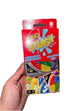 Uno Splash Water Proof Clear Cards On Clip Ne...