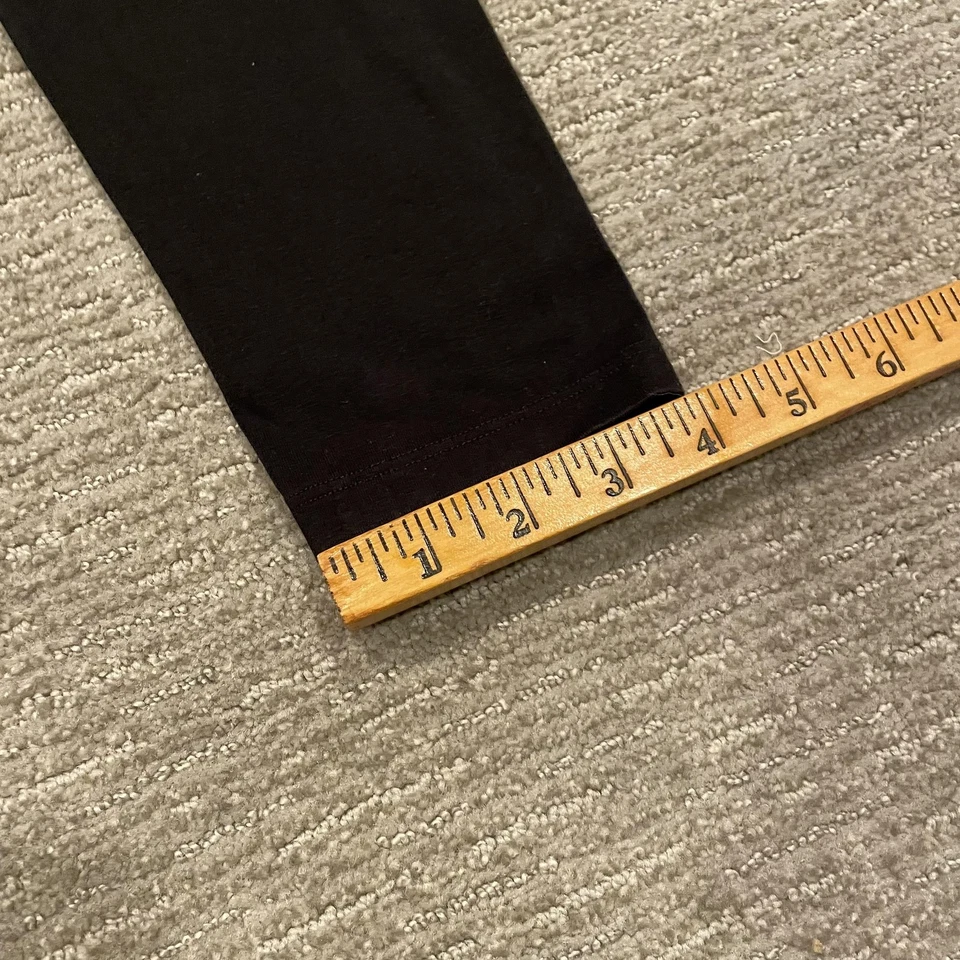 ROSA Victorias Secret Leggings Mujer Medianos Negros Yoga Leopardo Plegables Elastizados Foto 4 de 4