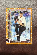 2025 Topps Holiday - Jacob deGrom #H196 Gold Holiday Lights