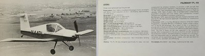 Pazmany PL Plane Picture Aircraft Info Detail Vtg Original Article Sheet Decor  