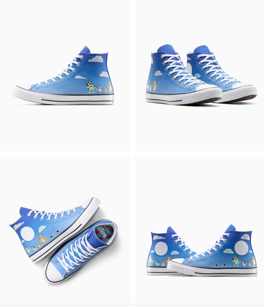 NEW Women CONVERSE x Bluey A16460C Chuck Star A12506C Shoes