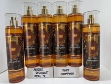 Bath & Body Works PUMPKIN GLAZED “6 Pack” Fine Fragrance Mist 8 oz  BRAND NEW