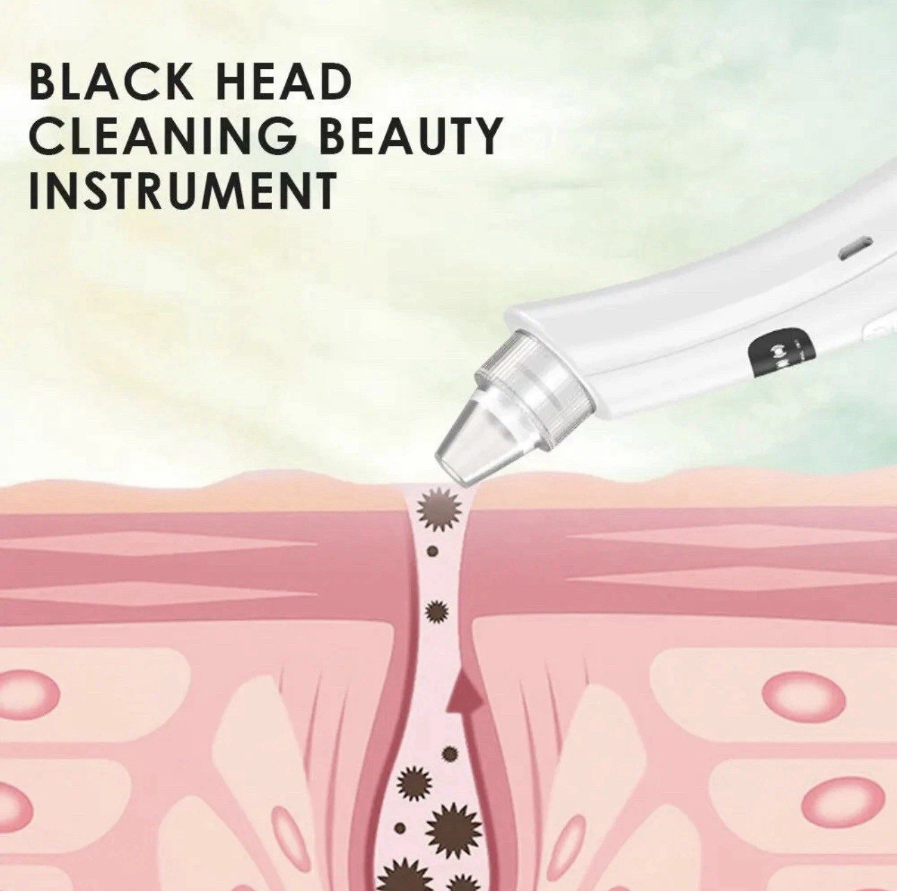 3 Suction Mode Face Cleansing Machine - Vacuum Blackhead Remover Dead Skin Tool