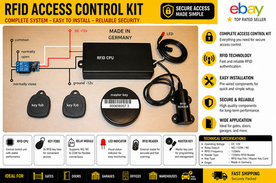 RFID Key Access Control with relay