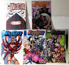 Mixed Lot 5 #WildStar 1, WildCats Trilogy 1, 2, 3, Source 1 1993 Image Comics