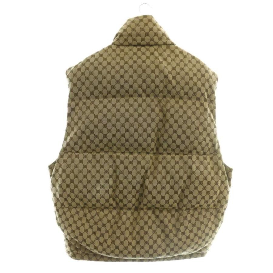 aさま専用gucci balenciaga bb puffer ダウン　44 GUCCI x Balenciaga Hacker BB Puffer Vest Jacket Logo 44 Beige Mens