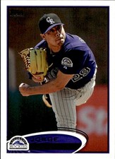 2012 Topps # 496 Jorge De La Rosa Baseball Card