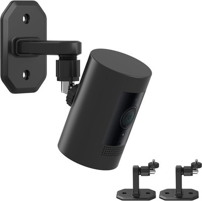 2Pack Adjustable Wall Mount Bracket Compatible with Ring Stick Up Cam & Black 