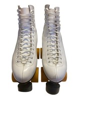 Riedell 220 Women s Roller skates Size 7 Powell Bones Wheels Sure Grip Bag Vtg