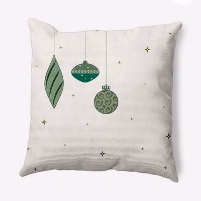 E by design 18''x18'' Holiday Light Bright Reversible Throw Pillow Indoor/outdoor