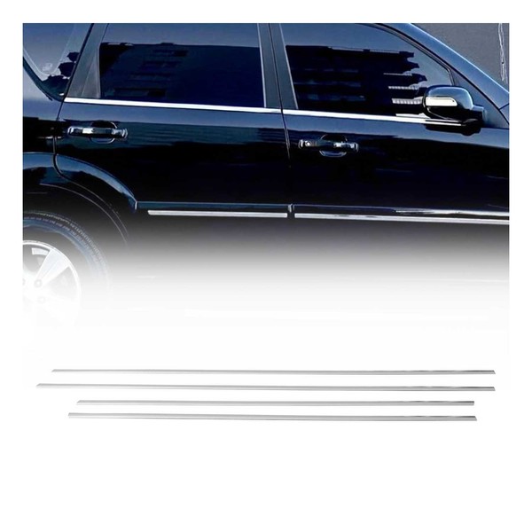 Fensterleisten Zierleisten FüR Ssangyong Rexton 2006-2012 Edelstahl Chrom 4Tlg-image