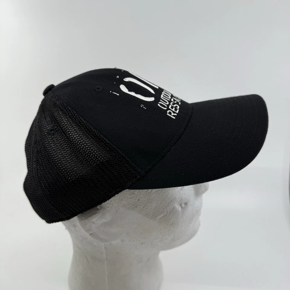 OUTDOOR RESEARCH OR SOMBRERO DE CAMIONERO NEGRO Caminata Gorra de Béisbol Flexfit 110 Gorpcore Foto 4 de 4