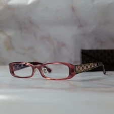 GUCCI GG 2974 AJO es Frames G Logo Square Red Vintage Italy Authentic