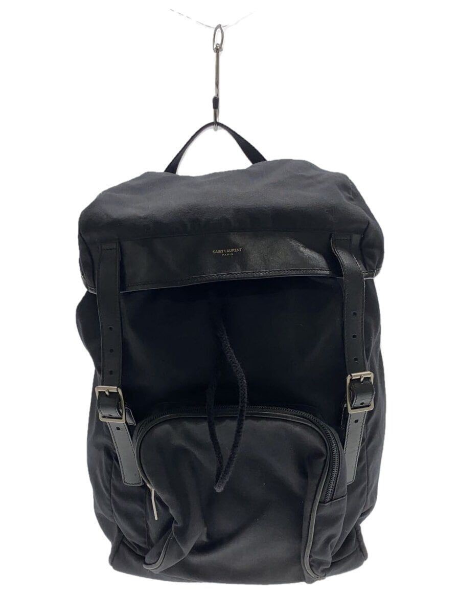 Zaino SAINT LAURENT zaino tela nero tinta unita