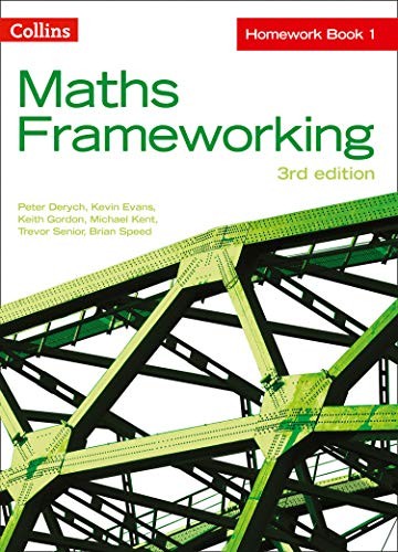 KS3 Maths Homework Book 1 (Maths Frameworking)-Peter Derych, Kev