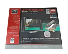 Diamond ATI TV Wonder HD 650 Dual Tuner AMD B196 PCIE Digital & Analog TV Tuner