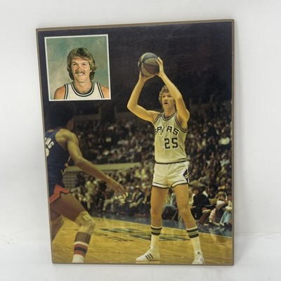 San Antonio Spurs Coby Dietrick  1975 ABA Wall Plaque Vintage Basketball Dr. J