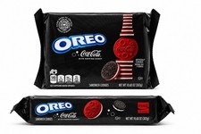 Limited Edition Oreo Coca Cola Flavor Cookies With Popping Candy 10.68oz Expired