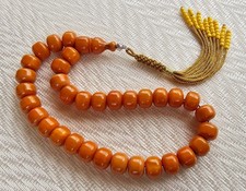 Amber Bakelite Tasbih ???? | Prayer Beads | Misbaha Subha Tasbeeh Worry Beads