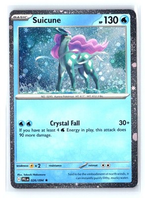 SUICUNE PFL #026/094 COSMO HOLO Near Mint or Better