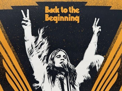 Ozzy Osbourne Back to the Beginning Poster xx/500 SIGNED OBEY