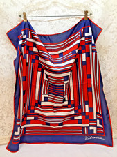 Vintage Red White and Blue Women's Headscarf Headwear Wrap