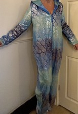 Unisex all in one Character Blue & Green With Hood Duck Face And Tail