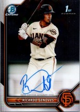 2022 Bowman #CPA-RGV Ricardo Genoves Chrome Prospects Autographs