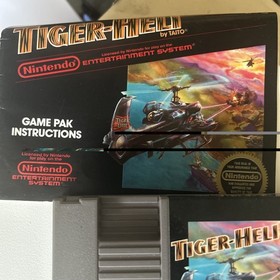 Cartucho de juego Tiger Heli Nintendo NES 