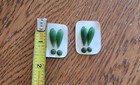Jade Tear Drops And Jade Stones Twopaper backing Each w / 4 Stones good deal  — photo 3