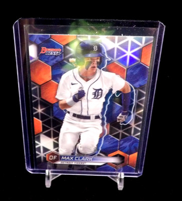 2023 Bowman s Best Refractor MAX CLARK #TP-23 Top Prospect Tigers RC Rookie