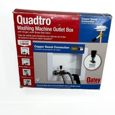 Oatey 38568 Quadtro Copper Sweat Connection Washing Machine Outlet Box