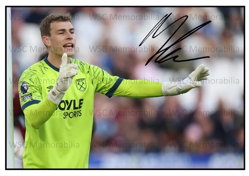 11599. Mads Hermansen Signed Pictures (A4 Prints) West Ham Leicester Brondby