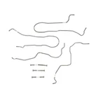 Fuel Line Kit Fits Chevrolet Silverado 2500 HD 2004-2010 Ext Cab Gas TGL0404SS