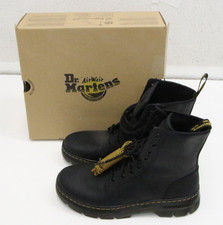 Dr. Martens Combs Black Wyoming Leather Combat Boots Mens Size 10/EU 43 26007001