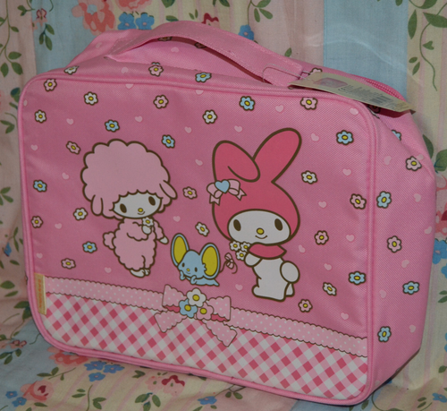 RARO NUEVO CON ETIQUETAS De colección Sanrio 2009 My Melody Mini Bolsa de Viaje Bolsa de Almuerzo Gabinete de Caramelos - Imagen 4 de 7