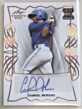 GABRIEL MORENO AUTO 2021 Leaf Trinity Autograph RC ⚾️Diamondbacks Rookie Catcher