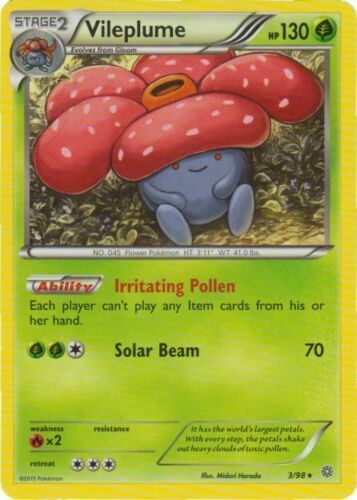 Vileplume 3/98 Ancient Origins Rare Near Mint NM Pokemon DNA GAMES