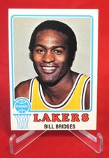Bill Bridges Topps NBA Basketball Card 1973-1974 #174 Near Mint 