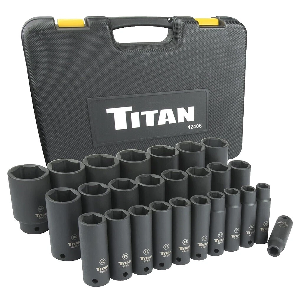 Titan Impacto Socket sets Llaves