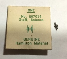 HAMILTON 18s S.R.S.C. Pivot 11 Balance Staff 607014