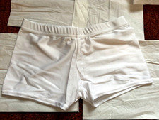 Move Dance Teen Highwaist-Tanz-Shorts in wei&szlig;, 2x Gr&ouml;&szlig;e M und 1x S